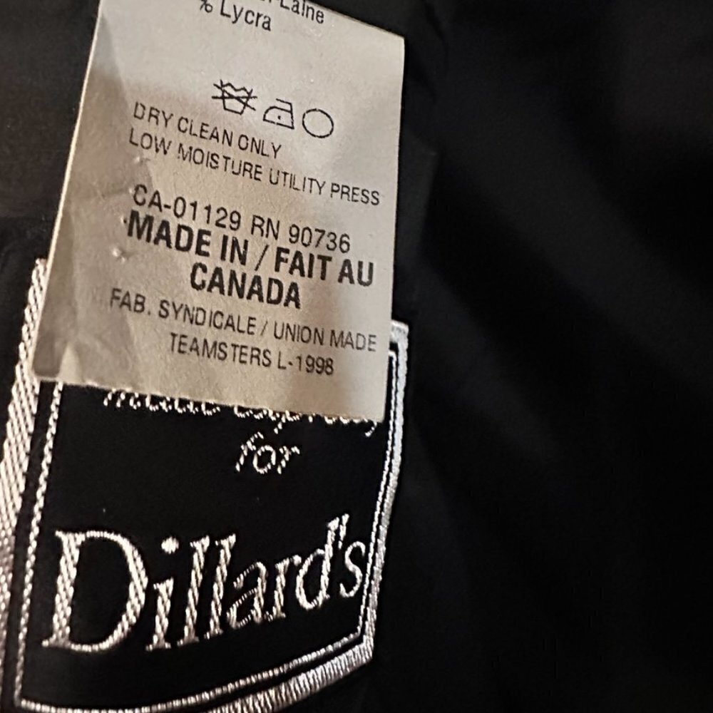 RalpH Lauren Black Blazer Sport Coat Jacket 44R Wool Sports Size 44 - Picture 8 of 13